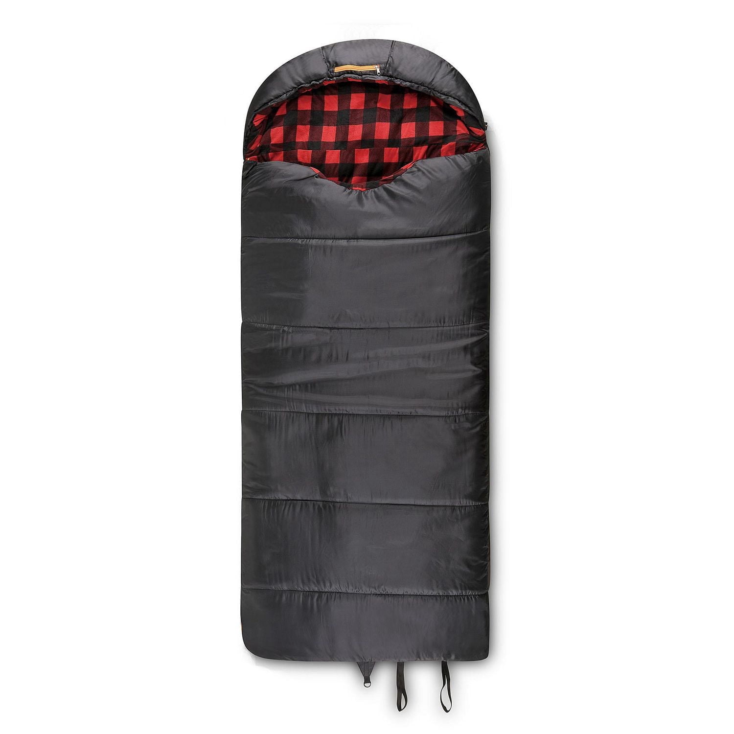 Ozark Trail -10C Sleeping Bag, 85"(L) x35" (W),Temp Rating +14℉/-10℃, Polyester Fabric Outer, Black