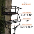 thumbnail image 2 of Big Game Guardian DXT Portable 2 Hunter Tree Ladder Stand, 18 Foot (3 Pack), 2 of 10
