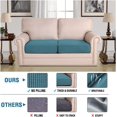 thumbnail image 2 of Super Stretch Stylish Cushions Covers/Furniture Cover Spandex Jacquard Small Checked Pattern Super Soft Slipcover Washable Individual, 2 of 7