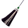 thumbnail image 1 of Tassel Keychain Hanging Pendant Exquisite Key Chain Lovely Retro Vintage Keys Ring with Lanyard Auto Accessories Bag Backpack Silver Gray, 1 of 6