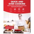 thumbnail image 4 of Gotham Steel Red 20 Piece Ceramic Nonstick Cookware and Bakeware Set Dishwasher Safe Oven Safe Pots Pans with Utensils, 4 of 7