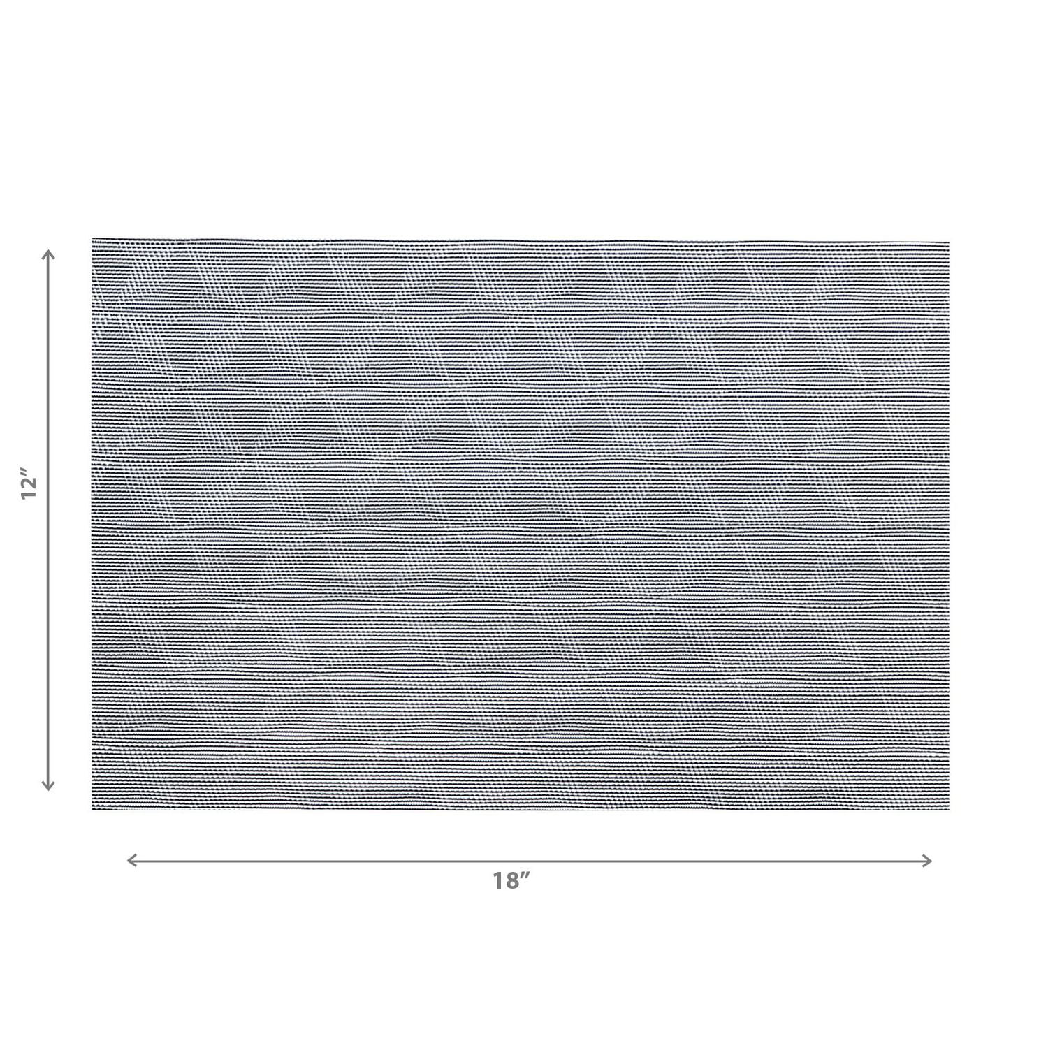 IH Casa Decor Vinyl Placemat Windmill Blue - Ensemble De 12