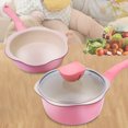 thumbnail image 4 of 2PCS Cookware Set 6 Inch Pots and Pans Set Mini Saucepan Frying Pan Milk Pot, 4 of 8