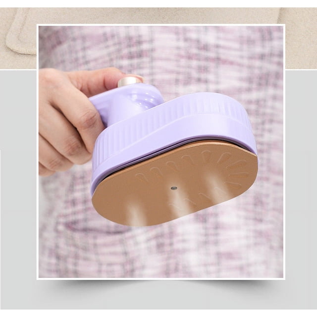 Portable Steam Iron for Clothes 40 W 50 mL Water Tank Rotatable 0°-90°-180° Handle Foldable Mini Handheld Iron for Travel and Home Use
