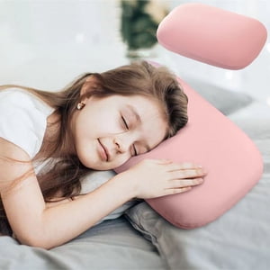 Cagogo Nap Pillow, Portable Travel Pillow for AdultsKids, Memory Foam Nap Pillow for Office Classroom, Compact Nap Pillow for Airplane Car Home, Cotton Pillow for Sleeping Rest