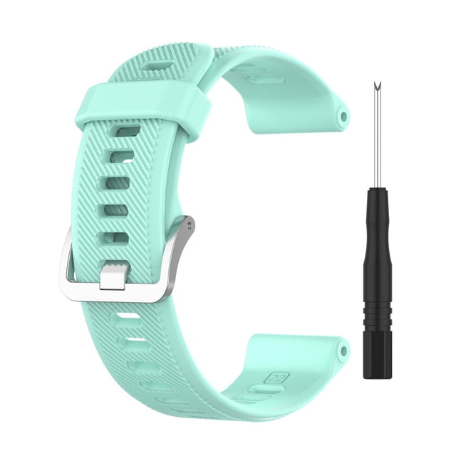 Hearth & Gear Gar Min Forerunner 745XT Silicone Strap Official Accessory With Quick Release Tool For Convenient And Secure Fit Solar Tough 6-in-1 Men Sports Watch with Alarm Men Women%27s+watch Mens
