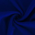 thumbnail image 3 of Penkiiy Mode Automne Femme Manches Longues Extensible Ajusté T-Shirt Côtelé Blouse Basique Unie G Bleu, 3 of 5