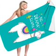 thumbnail image 4 of LSLJS Beach Towel Summer Beach Essentials Microfiber Beach Towels Super Lightweight Colorful Bath Towel Sandproof Beach Blanket Multi-Purpose Towel for Travel Swimming Pool 30x60 Inch, 4 of 4