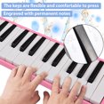 thumbnail image 4 of 32 Keys Melodica Instrument Melodica Air Piano Keyboard with Soft Blow Pipe Blowing Nozzles Melodica Wind Instruments with Carrying Bag for Beginners Adults Gift, 4 of 8