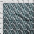 thumbnail image 2 of oneOone Polyester Lycra Fabric Check Kasuri Print Fabric BTY 56 Inch Wide, 2 of 4