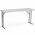 thumbnail image 1 of Flash Furniture Granite White Plastic Folding Training Table, 1 of 9