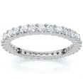 thumbnail image 1 of F/VS .75Ct Diamond Eternity Ring Lab Grown Womens Anniversary Stackable Band 14k, 1 of 2