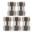 thumbnail image 2 of Stainless Steel Plumbing Fittings Female Thread Pipe Adapter 5PCS Set Shower Water Heater, 2 of 7