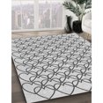 thumbnail image 3 of Ahgly Company Tapis d'Intérieur Lavable en Machine Carré Gris Platine, 3 Pieds Carré, 3 of 7
