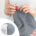 thumbnail image 1 of Vrorvz Premium Hand woven Wool Yarn for Versatile Knitting for Scarves,Hats,Sweaters High Durability and Warmth Soft and Even Texture Wide Color Selection Available, 1 of 6