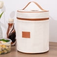 thumbnail image 3 of Insulated Lunch Bag Japanese Style Insulated Lunch Bag High Value Cloth Handbag Work Bring Lunch Portable Lunch Box Storage Bag Insulated Lunch Box, 3 of 6
