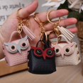 thumbnail image 3 of Purse Cute Cartoon Owl Design Charm Keychain Handmade Rivet Decoration Storage Gift Money Bag Storage Pouch Pendant Fashion Accessory, 3 of 11