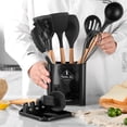 thumbnail image 2 of Amdohai 11PCS Silicone Cooking Utensil Sets Nonstick Heat Resistance Cooking Utensil Set Cooking Tools Whisk Kitchen Tools Set, 2 of 7
