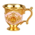 thumbnail image 2 of veasfak Champagne Beverage Goblet Classical Embossed Cup Retro Romantic drink Goblet for B, 2 of 9