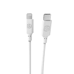 Scosche CI410WT-SP StrikeLine USB-C to Lightning PD Fast Charge & Sync Cable 10ft MFi White