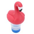 thumbnail image 1 of Flamingo Cl2 Flotteur, Distributeur Cl2 Flotteur Polyvalent Rotatif Anti-Déchirure Conteneurs Transparents PVC pour Piscine, 1 of 7