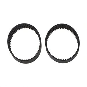 Toothed Drive Belt For Scarifier & Lawn Mower Accessories, High-Strength Rubber Replacement Part Enhancing Cleaning Efficiency & Motor Protection, Black Belt For Select Models