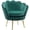 Dark Green, variant on HOMCOM Modern Accent Chair Velvet Fabric Leisure Club Chair with Gold Legs