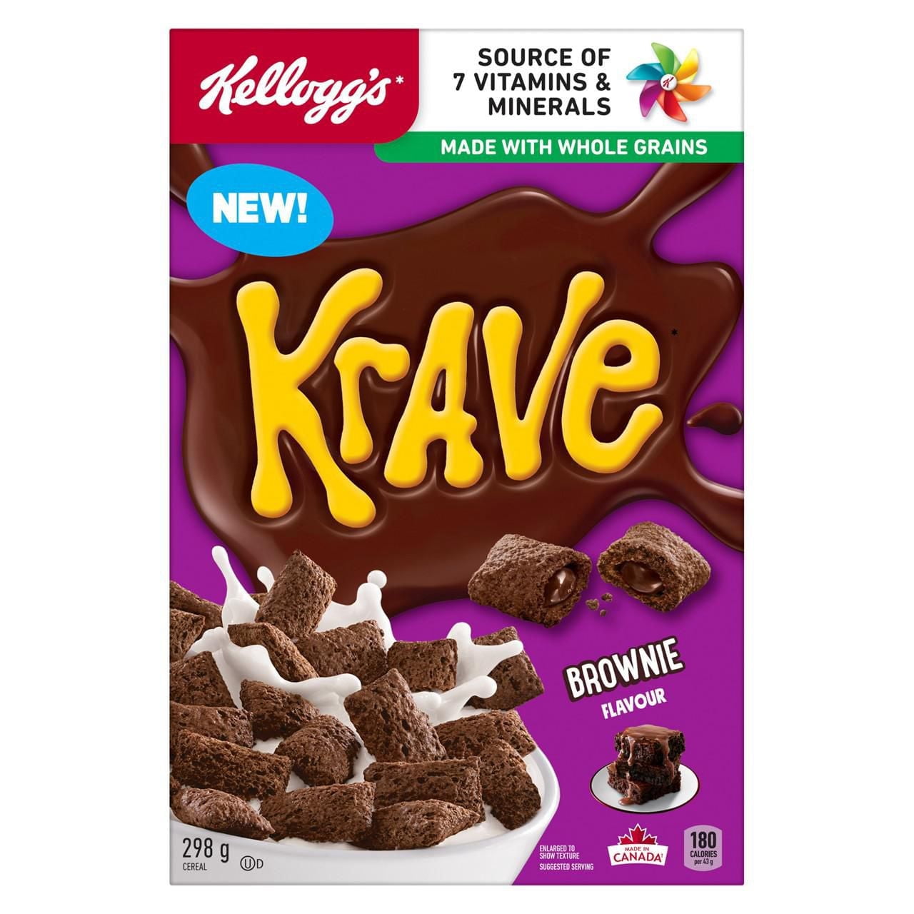 Kellogg's® Krave® Brownie Flavour Cereal 298g