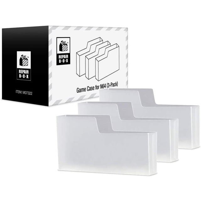 Étui de Jeu de Remplacement pour N64 (Lot de 3)