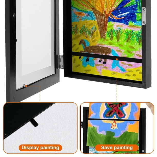Art Frame A4 Child Artwork Picture Frame with Fixed Strap Front