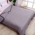 thumbnail image 2 of Cooling Blankets Skin Friendly Plain Print Washed Cotton Bed Blanket Tear Resistant 55x79IN Summer Comforter King Size Plush Throw Blankets for Couch Summer Items Keep Cool for Night Sweats, 2 of 6