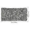 thumbnail image 1 of Bandeaux Automne Coupe-Vent Tête Élastique Multicolore Réglable Large style Mode Dames et Cache-Oreilles Accessoires Cheveux pour Filles Gris Blanc, 1 of 6
