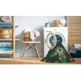 thumbnail image 2 of Ahgly Company Machine Washable Indoor Rectangle Transitional Dark Forest Green Area Rugs, 8' x 10', 2 of 7