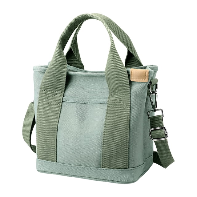Meitianfacai Sac en Toile Mode Sac Fourre-Tout Sac de Rangement Sac à Main à Multiples Poches Sac à Poignée Grande Capacité Sac à Main à Multiples Poches