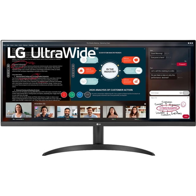 Moniteur ultra large LG 34WP500 34" WFHD