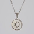 thumbnail image 1 of Colliers, Collier Lettre Coquille Mignonne pour Filles, Pendentifs Pièce pour Filles en Acier Inoxydable Colliers Initiale pour Femmes Bijoux Rond, 1 of 7