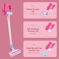 thumbnail image 2 of Aodebiao Pretend Play Vacuum Cleaner Toy with Realistic Sounds Safe Durable Educational Role Play Toy for Toddlers Motor Skills Development Lightweight Fun Cleaning Toy Gift for, 2 of 6