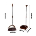 thumbnail image 3 of TIMIFIS Portable Broom Brooms Indoor 180 Rotatable Standing Storage Buckle Type Brooms and Dustpan Set with Scraping Teeth and Scraper Cleaning Suitable for Home Cleaning Tools, 3 of 6