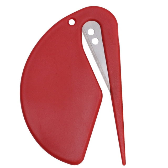 Outil Ouvre-Courrier en Plastique Rouge Lettre Enveloppe Document Fente Utilitaire Accessoire de Bureau Rouge #54JH4
