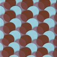 thumbnail image 1 of Ahgly Company Tapis d'Intérieur Lavable à la Machine, Carré, Transitionnel, Bleu Hosta Bleu, Tapis de Zone, 5 Pieds Carré, 1 of 7