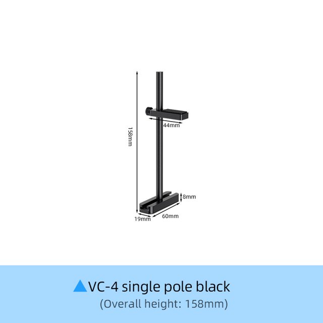 Support de Carte Graphique VC-4 VC-5 en Alliage d'Aluminium Réglable Support de Carte Vidéo GPU ITX/ATX Accessoire de PC de Bureau VC-4-BK