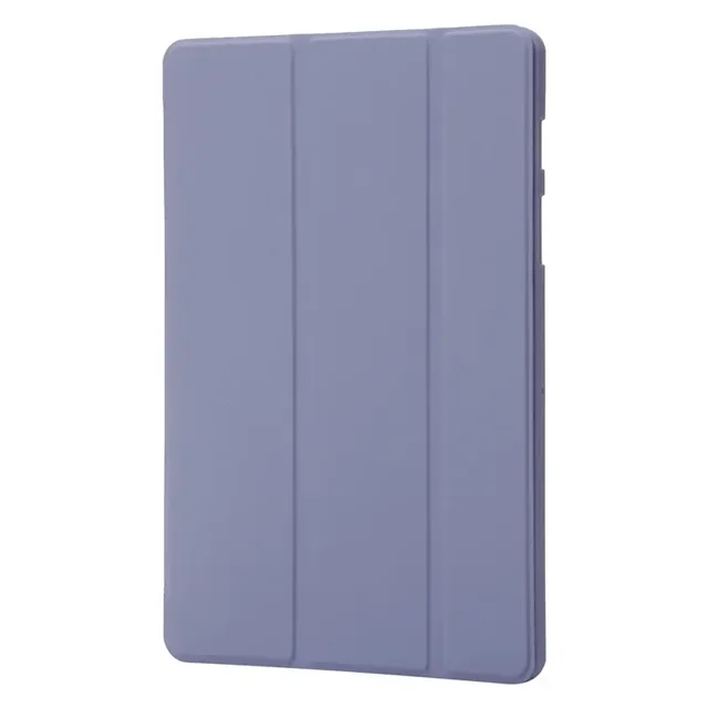 For Samsung Tab A9 Plus Case PU Leather Soft Silicone Back Stand Tablet Shell For Funda Galaxy Tab A9 A9 Plus Case Cover Coque lavender gray Tab A9 (8.7 inch)
