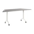 thumbnail image 1 of Scranton & Co Engineered Wood 72-inch Trapezoid Modular Conference Table in Gray, 1 of 8