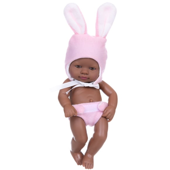 Fridja Ornements de Noël 7 Pouces Pâques Poupées Bébé Nouveau-Né Souples Poupées Bébé en Vinyle avec Ensemble de Vêtements Incluant une Sucette Poupée Réaliste A l'Air Vraie