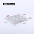 thumbnail image 1 of Grille de Ventilation Rectangulaire pour Armoire à Chaussures Placard, 1 of 9
