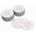 thumbnail image 3 of Inkdotpot 50 Pack Real Rose Gold Foil Paper Tags Love Is Sweet Wedding Favor Hang Tags, 3 of 6