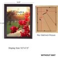 thumbnail image 3 of Decorebay Home Solid Wood Single Photo Display Picture Frames - Black Brown, 3 of 3
