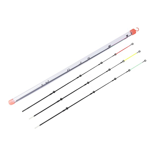 tamizeot 3x Canne à Carpe Demi-Radeau Canne à Extrémité Mangeoire en Fibre de Verre 072 Accessoires de Pêche Type Réparation de Canne à Pêche 356