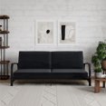 thumbnail image 1 of Futon en Métal de Mainstays en noir avec Matelas, 1 of 6