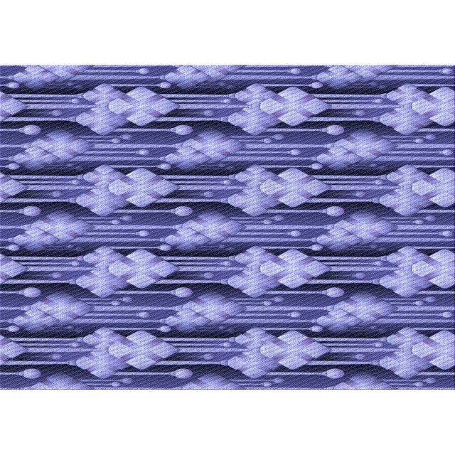 Ahgly Company Tapis d'Aire Rectangulaires d'Intérieur Lavables à la Machine, Style Transitionnel, Mimosa Violet Violet, 2 Pieds x 3 Pieds
